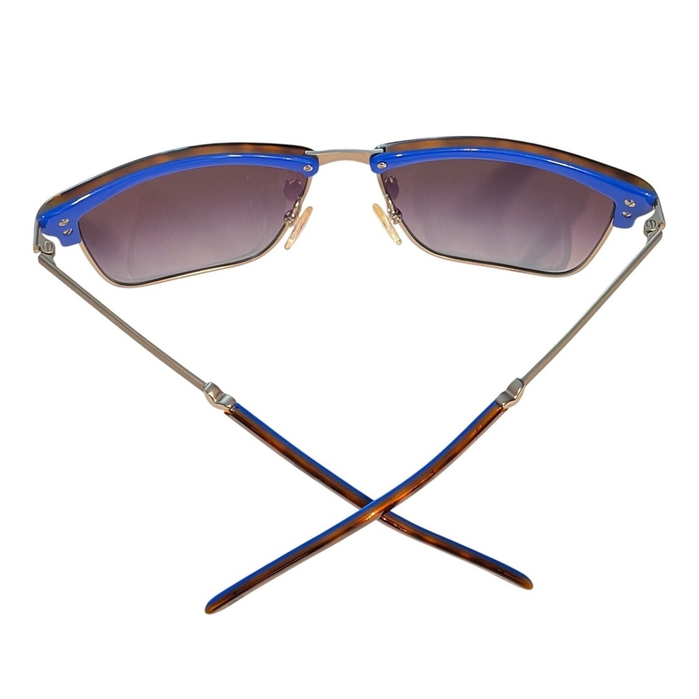 Agatha Ruiz De La Prada Sunglasses AR 21259 Tortoise Blue Heart Metal Frames - Picture 3 of 5